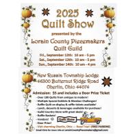 2025 Lorain County Piecemakers Quilt Show in Oberlin