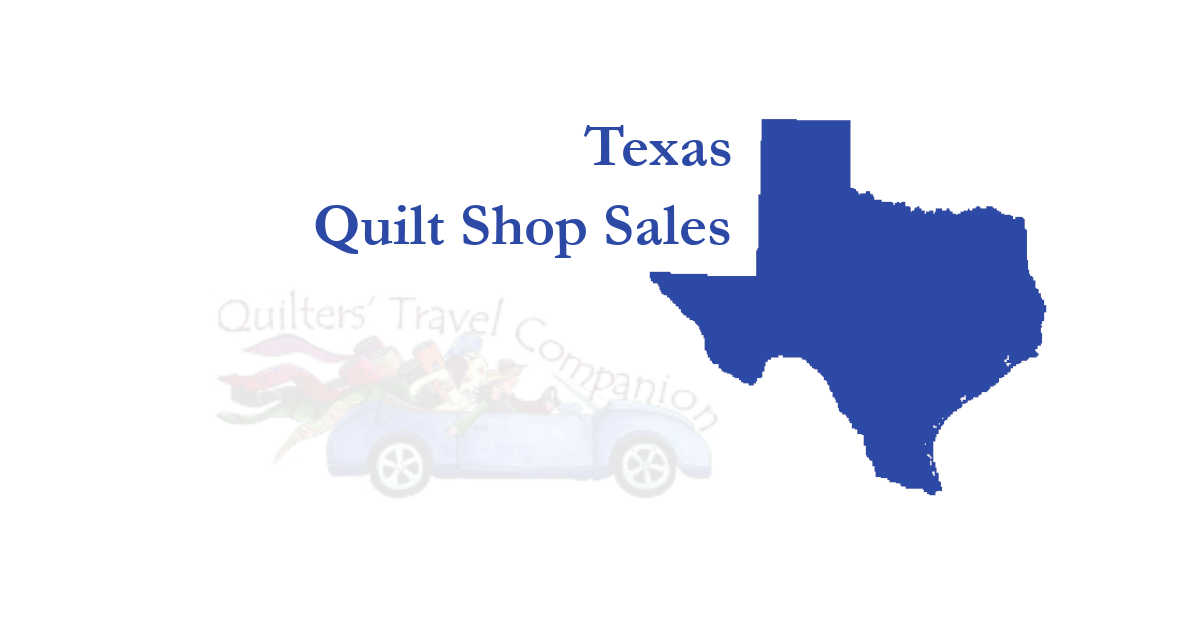 quilt shop sales of texas